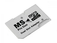 Akcesoria do Playstation - ADAPTER DUAL do kart MICRO SD / MS PRO DUO - miniaturka - grafika 1