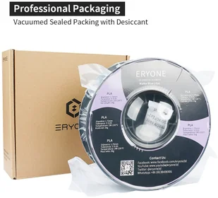 ERYONE ERYONE Matte PLA Filament for 3D Printer 1.75mm Tolerance 0.03mm 1kg (2.2LBS)/Spool - Lilac Purple 795723EUDF - Filamenty i akcesoria do drukarek 3D - miniaturka - grafika 5