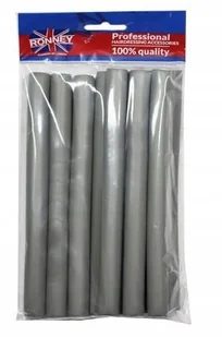 ronney RONNEY  Professional Flex Rollers 039 - Papiloty 18/210 mm szare (RA 00039) - Pozostałe akcesoria fryzjerskie - miniaturka - grafika 2