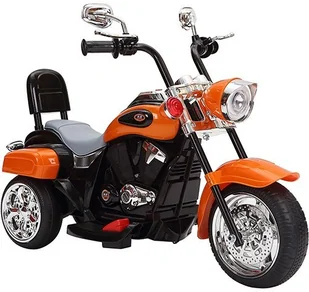 Import SUPER-TOYS MOTOR CHOPPER TR1501 TR-1501-ORANGE - Pojazdy elektryczne dla dzieci - miniaturka - grafika 2