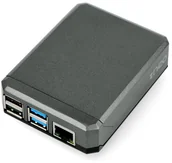 Akcesoria do komputerów jednopłytkowych - Argon Obudowa do Raspberry Pi 4B aluminiowa - Argon Neo - szara ARG-15392 - miniaturka - grafika 1