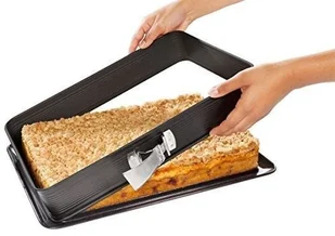 Zenker Duża tortownica prostokąt ilag diamentowa emalia 7022 s-1458-uniw - Formy do ciast - miniaturka - grafika 2