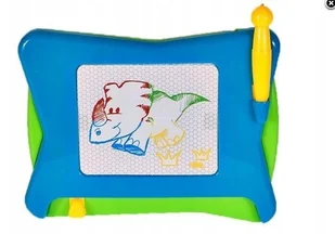 MALPLAY TABLICA ZNIKOPIS 2w1 MAGNETYCZNA KOLOROWA STEMPELKI 213659 - Tablice interaktywne - miniaturka - grafika 2