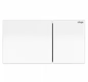 Przyciski spłukujące - Viega Prevista Visign for More 200 Przycisk spłukujący WC elektroniczny szkło białe 773090 - miniaturka - grafika 1