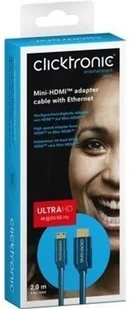 Clicktronic ClickTronic Mini-HDMI, 2m kabel HDMI 70322-GB - Kable - miniaturka - grafika 2