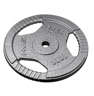 Talerz Żeliwny na Siłownię Ciężar 10 kg Hms THM10 - Obciążenia - miniaturka - grafika 3