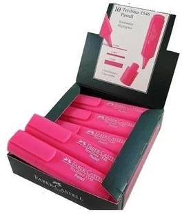 Faber-Castell Zakreślacz pastelowy różowy (10szt) - Przybory szkolne - miniaturka - grafika 2