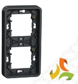 Klawisze i ramki - Schneider Electric MUREVA STYL Podstawa podtynkowa 2 podwójna pionowa IP55 antracyt MUR34151 MUR34151/SCH - miniaturka - grafika 1