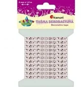 Dekoracje domu - Taśma kryształki 0,4cmx1,5m j.róż - miniaturka - grafika 1