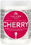 Maski do włosów - Kallos Cosmetics CHERRY maska z czereśniami do zniszczonych włosów 1000ml - miniaturka - grafika 1