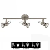 Lampy sufitowe - Briloner 2712-032 - LED Ściemnialne oświetlenie punktowe SEMPLICE 3xGU10/5W/230V - miniaturka - grafika 1