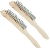 Akcesoria do grilla - HENDI Szczotka druciana do grilla dł 290mm 2szt 525517 1002586 - miniaturka - grafika 1