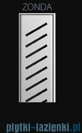 Wiper New Premium Zonda Odpływ liniowy z kołnierzem 120 cm mat 100.1969.03.120 | - Odpływy liniowe - miniaturka - grafika 2