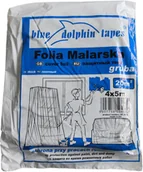 Folie i taśmy malarskie - Blue Dolphin Folia Malarska 4m x 5m Gruba - miniaturka - grafika 1