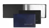 Wizytowniki - Biurfol Wizytownik 20 kieszonkowy lux czarny WI-03-01 wi 0034019 - miniaturka - grafika 1