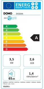 Multibrands Domo 1600 W, biały, DO324A - Klimatyzatory - miniaturka - grafika 4