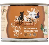 Mokra karma dla kotów - Catz Finefood Bio N.509 Wieprzowina puszka 200g MS_15965 - miniaturka - grafika 1