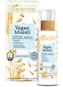 Serum do twarzy - Bielenda Vegan Muesli Moisturizing Serum serum nawilżające do cery suchej. odwodnionej i wrażliwej na dzień i na noc 30ml - miniaturka - grafika 1