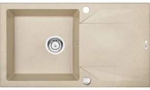 Deante EVORA zlewozmywak 1-komorowy z ociekaczem piaskowy ZQJ7113 - Zlewozmywaki - miniaturka - grafika 9