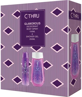 C-Thru Glamorous Zestaw Dezodorant w sprayu 150 ml + Żel pod prysznic 250 ml - Zestawy kosmetyków męskich - miniaturka - grafika 2