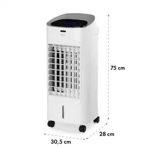 Wentylator OneConcept OneConcept Coolster Chłodnica powietrza wentylator jonizator 65 W 320 m/h zbiornik 4l biały ACO3-65W Aircooler - Wentylatory - miniaturka - grafika 22