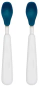 Sztućce dla dzieci - Oxo Zestaw Łyżeczek 6 m+ Navy - miniaturka - grafika 1
