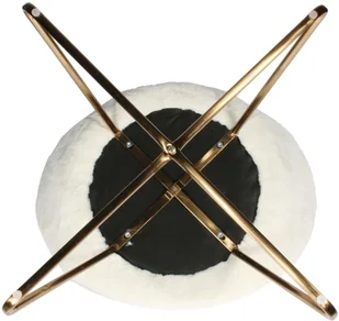 Intesi Fotel Karl Velvet Furry beżowy - Fotele - miniaturka - grafika 5