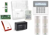 Alarmy - SATEL Kompletny Alarm Perfecta 4 Czujki Gsm Sms - miniaturka - grafika 1