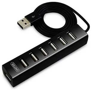 Unitek HUB USB 7 USB 2.0 czarny Y-2160 - Huby USB - miniaturka - grafika 8