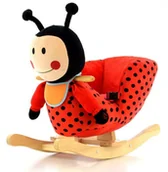 Zabawki na biegunach - Euro Baby BIEDRONKA NA BIEGUNACH FDRK332 EB709 - miniaturka - grafika 1