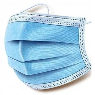 Maska Maseczka Ochronna Jednorazowa Ce 50 Szt Pl - Przyłbice ochronne - miniaturka - grafika 2