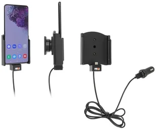 Brodit AB Uchwyt do Samsung Galaxy S20+ z wbudowanym kablem USB oraz ładowarką samochodową 721191 - Uchwyty samochodowe do telefonów - miniaturka - grafika 10