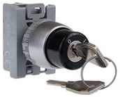 Inne akcesoria elektryczne - Spamel SP.INW. Łącznik kompletny 2-położeniowy, pokrętny kluczem, 1NO SP22-SAA-10\. - miniaturka - grafika 1