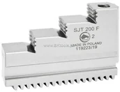 Uchwyty tokarskie - Bison S.a S.a SZCZĘKI JEDNOLITE TWARDE KPL SJT 200 F BIAL - miniaturka - grafika 1