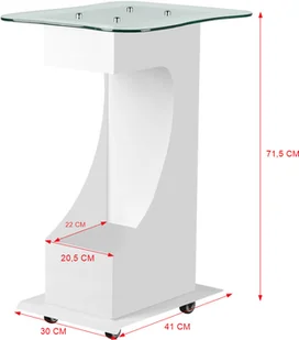 ACTIVESHOP Stolik Kosmetyczny Pod Urządzenie 083 10003_123811 - Meble kosmetyczne - miniaturka - grafika 2