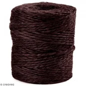 Pozostałe akcesoria dla plastyków - Rayher Hobby Rayher 4200505 z juty przędzy, 6-rzędowa, średnica 6 MM, szpula 120 m, ciemny brąz 4200505 - miniaturka - grafika 1