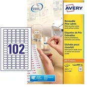 Cenówki - Avery Zweckform etykiety l3410rev 25 cena, biały L3410REV-25 - miniaturka - grafika 1