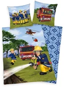 Pościel dla dzieci - Dziecięca pościel bawełniana Strażak Sam Wyjazd, 140 x 200 cm, 70 x 90 cm - miniaturka - grafika 1