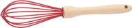 Przybory do gotowania - NoName trzepaczka 30 x 6 cm silikon drewno czerwone twm_430799 - miniaturka - grafika 1