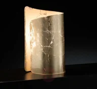 Lampy stojące - SELENE Selene Nastrojowa lampa stołowa Papiro złota - miniaturka - grafika 1