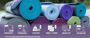 Gaiam Mata do jogi Bronze Medal Gaiam 6mm 63418 - Maty do jogi - miniaturka - grafika 4