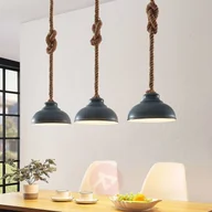 Lampy sufitowe - LINDBY Lindby Chaby lampa wisząca z betonu, 3-punktowa - miniaturka - grafika 1