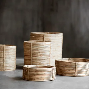 House Doctor House Doctor - Zestaw trzech koszy Chaka 13708 - Pudła i pojemniki do przechowywania - miniaturka - grafika 4