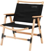 Meble turystyczne - CAMPZ CAMPZ Comfort Beech Wood Folding Chair, czarny/brązowy  2022 Krzesła składane - miniaturka - grafika 1