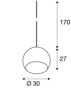 SLV SPOTLINE Sun wisząca 30 1002046 - Lampy sufitowe - miniaturka - grafika 2