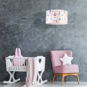 Lampy sufitowe - EULUNA Lampa wisząca Print M, kolorowe księżniczki - miniaturka - grafika 1