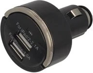 Ładowarki samochodowe - Asus IziGSM ładowarka samochodowa 2xUSB do Zenfone 4 Max ZC520KL 2xUSB - miniaturka - grafika 1