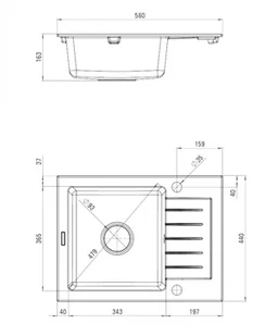Deante Zorba ZQZ S11A - Zlewozmywaki - miniaturka - grafika 4