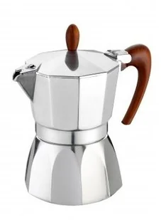 G.A.T Kawiarka GAT Magnifica 6 TZ Srebrno-brązowy - Zaparzacze i kawiarki - miniaturka - grafika 2