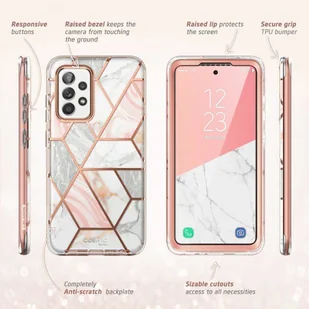 Supcase Etui i-Blason Cosmo SP Galaxy A53 5G, marmurowe różowe - Etui i futerały do telefonów - miniaturka - grafika 8